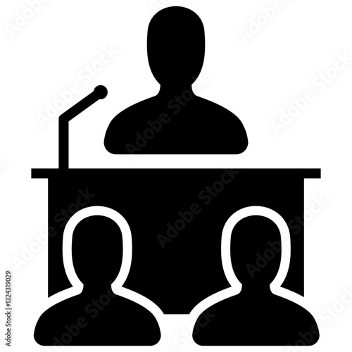 Public Speaking Icon