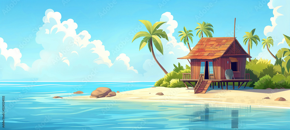 Obraz premium Graphic element isolation background, Illustration