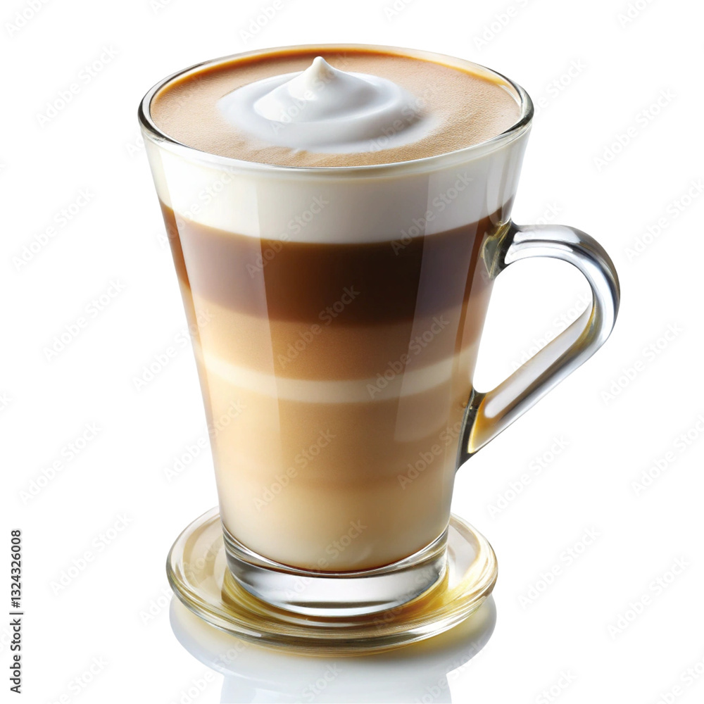 cup of coffee with milk cup of coffee with milk