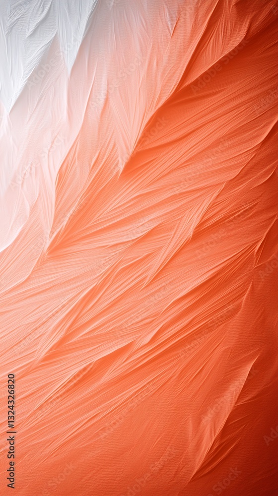 Fototapeta premium Coral fabric texture for abstract folds.