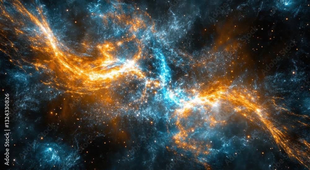 Naklejka premium Simplifying the Aquarius Space Star Framework