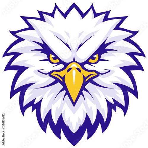 Wallpaper Mural Detailed vector illustration of a bald eagle head icon Generative by Ai
 Torontodigital.ca