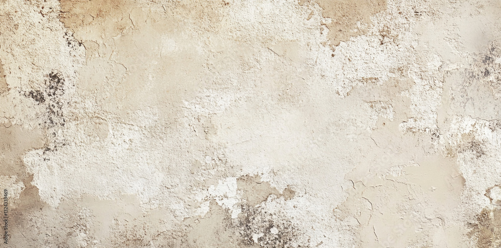 Naklejka premium Aged Paper Texture: Vintage Grunge Background Image