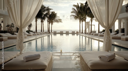 Residing by the ocean with a view of the sea is ideal  as depicted in a 3D rendering