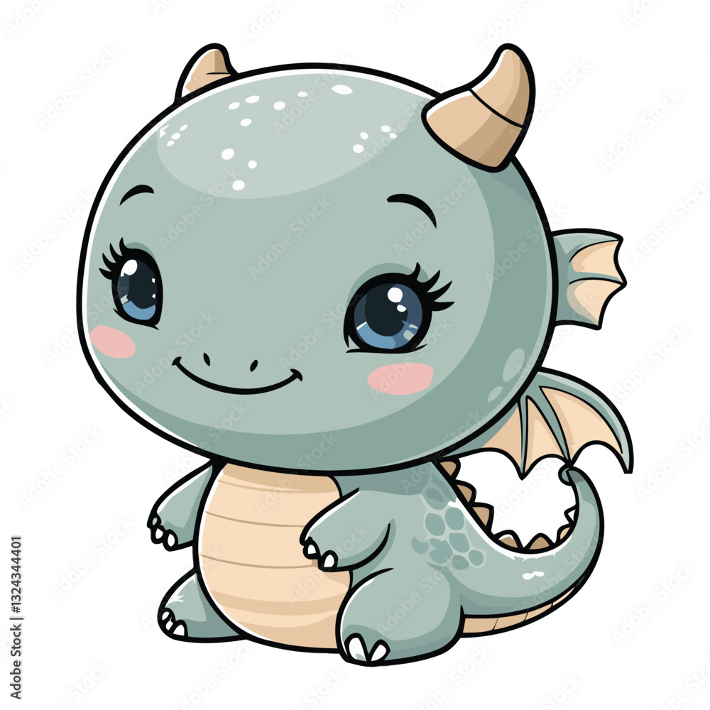 Cute and Funny Baby Dragon Cute and Funny Baby Dragon