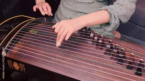 Chinese Harp, Guzheng, Music Instrument