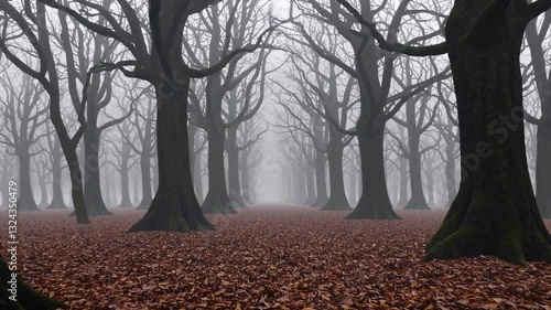 The Eerie Foggy Forest