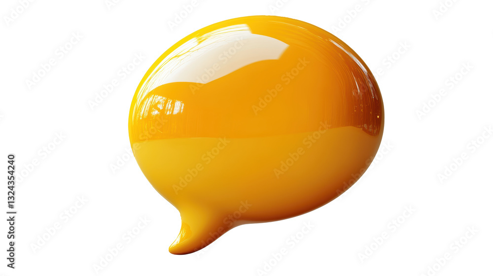 Bright yellow speech bubble with rounded corners, ideal for text placement and modern design PNG cut out. Bright yellow speech bubble with rounded corners, ideal for text placement and modern design PNG cut out.