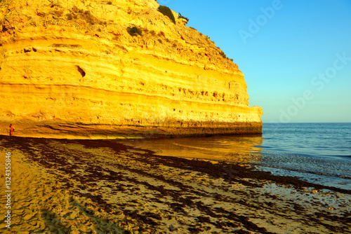 Praia da Marinha, between Portimao and Albufeira, is one of the most beautiful beaches in the Algarve, hiding a series of enchanting bays hidden among the rocks Portugal