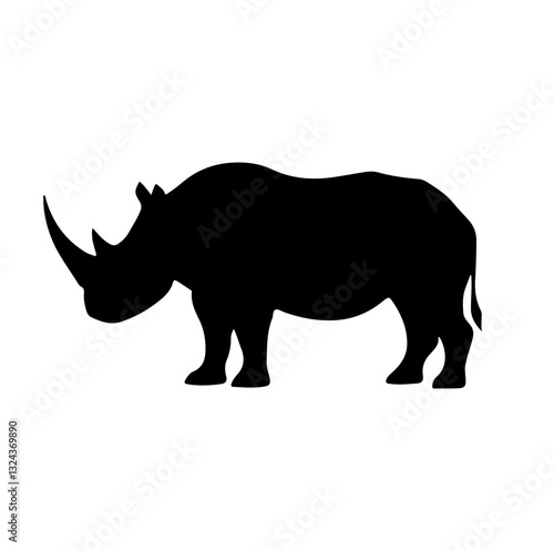 Adobe Animal silhouette vector icon sign symbol illustration design. Artwork