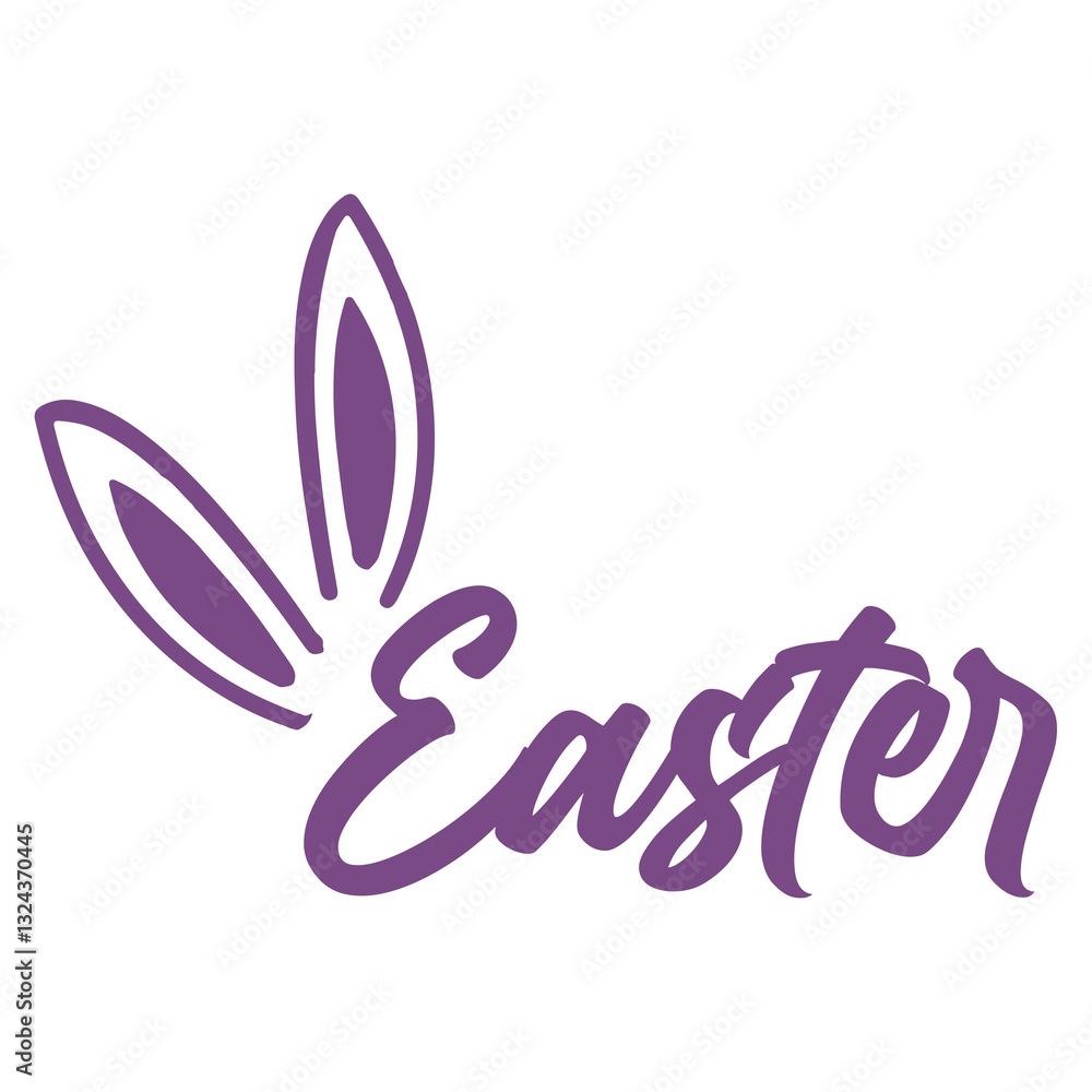 Easter typography clip art design on plain white transparent isolated background for card, shirt, hoodie, sweatshirt, apparel, tag, mug, icon, poster or badge Easter typography clip art design on plain white transparent isolated background for card, shirt, hoodie, sweatshirt, apparel, tag, mug, icon, poster or badge