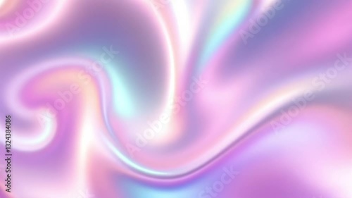 Wallpaper Mural Metallic and iridescent gradients continuously shift between pink purple and silver mimicking the effect of futuristic holographic reflections Abstract slow animated color gradients background  Torontodigital.ca