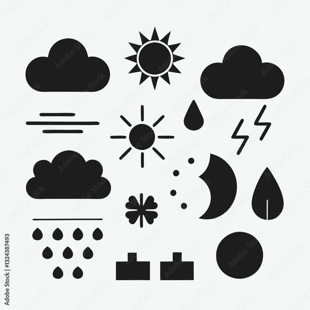 Forecast and Climate Icon Collection Minimal Weather Vectors for Design Projects
Forecast and Climate Icon Collection Minimal Weather Vectors for Design Projects
