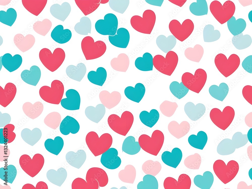 love shape heart seamless pattern background love shape heart seamless pattern background