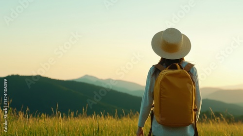 Exploring Diverse Landscapes and Cultures Through Adventure and Nature with a Traveler in a Serene Setting