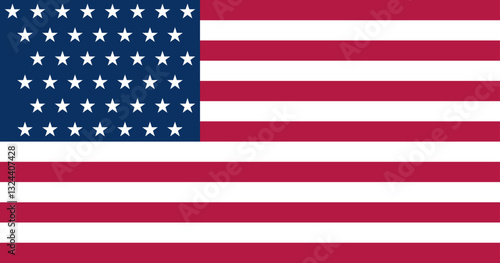 US Flag 43 Stars (1890–1891)