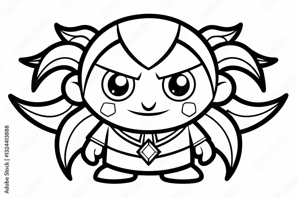 Fototapeta premium Coloring book black vector