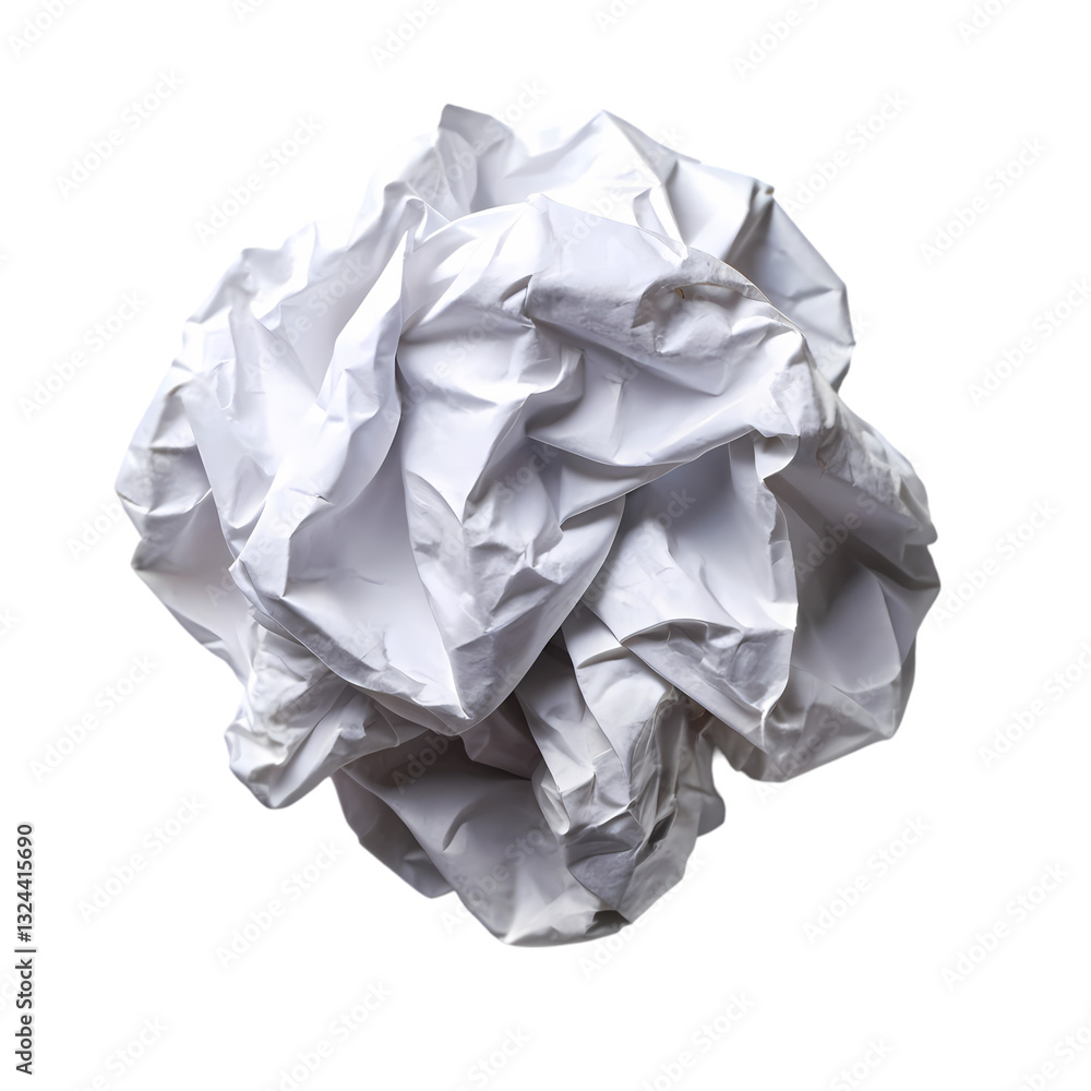 Crumpled Paper Texture: High-Res Background on transparent background Crumpled Paper Texture: High-Res Background on transparent background
