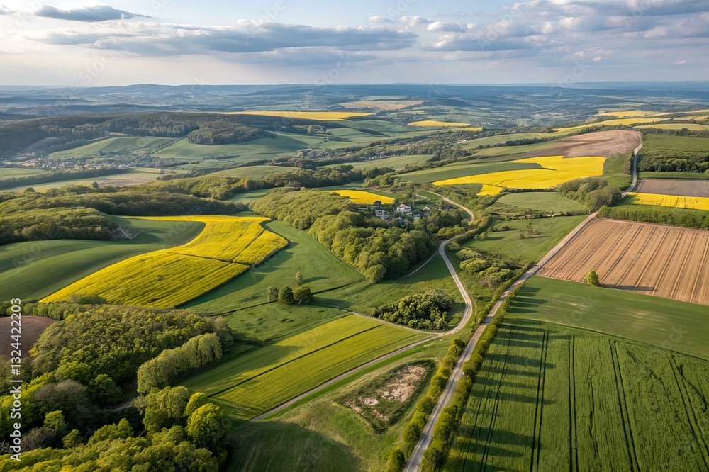 Naklejka premium Peaceful Place on the Earth