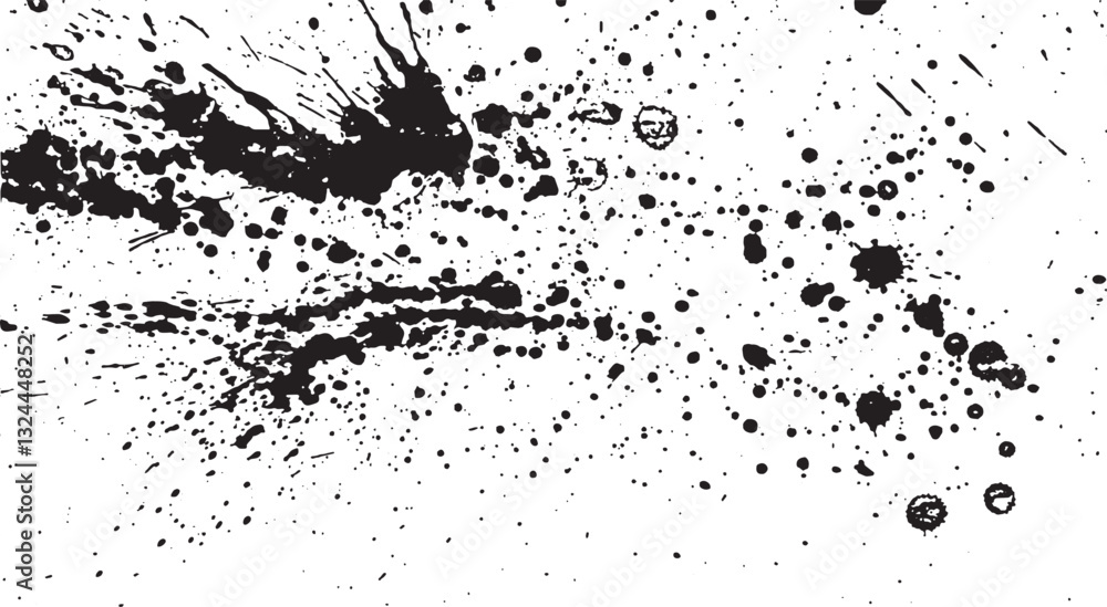 Obraz premium Rough black and white texture vector. Distressed overlay texture. Grunge background. Abstract textured effect. Vector Illustration. Black isolated on white background. EPS10