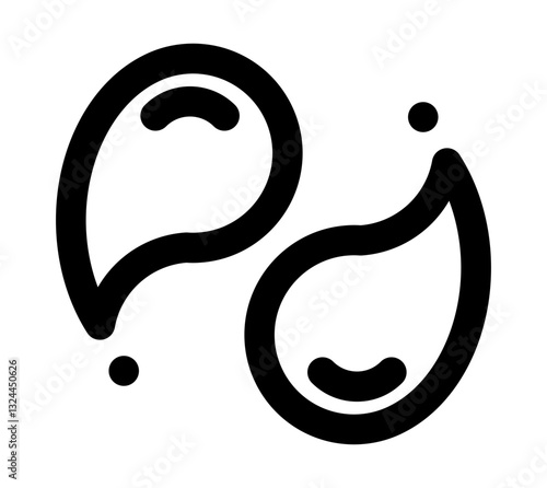 icon representing dietary oil in nutrition symbolizing healthy fats essential nutrients and lipid sources.