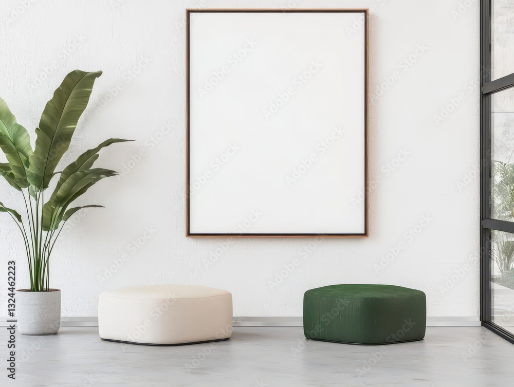 A minimalist art gallery with an industrial touch, featuring raw metal frames, open white walls, and clean lines A minimalist art gallery with an industrial touch, featuring raw metal frames, open white walls, and clean lines