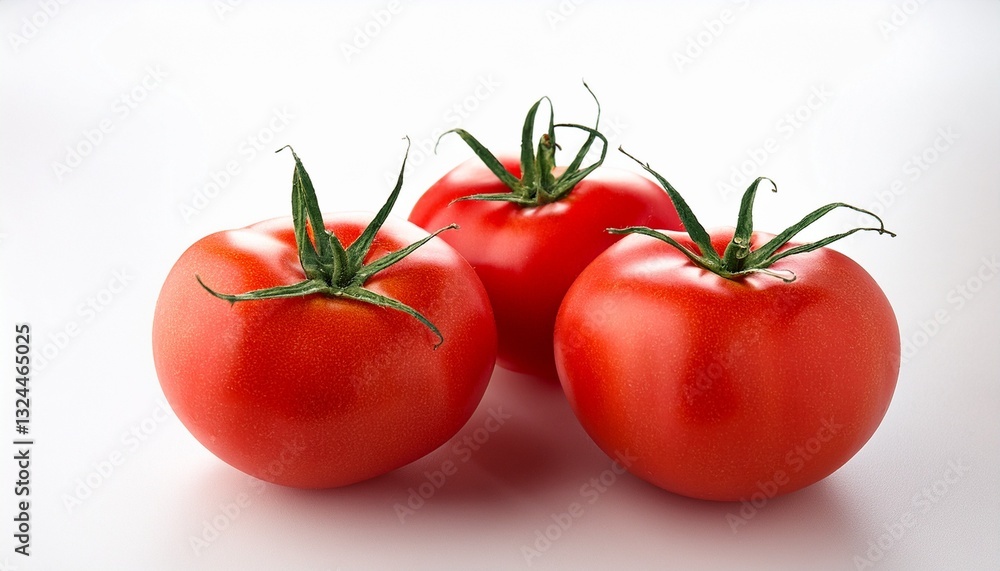 tomatoes on a white background tomatoes on a white background
