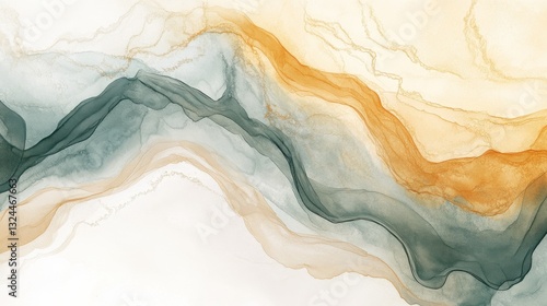 Wallpaper Mural Watercolor abstract art background vector. Wallpaper design with paint brush beige watercolor. Illustration for prints, wall art, cover and invitation cards. Torontodigital.ca