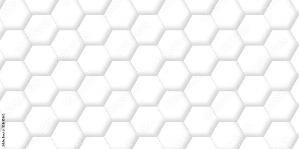 Vector white hexagonal background. Luxury White Pattern. wallpaper Illustration. Futuristic abstract honeycomb mosaic white background. geometric mesh cell texture. modern futuristic wallpaper. Vector white hexagonal background. Luxury White Pattern. wallpaper Illustration. Futuristic abstract honeycomb mosaic white background. geometric mesh cell texture. modern futuristic wallpaper.