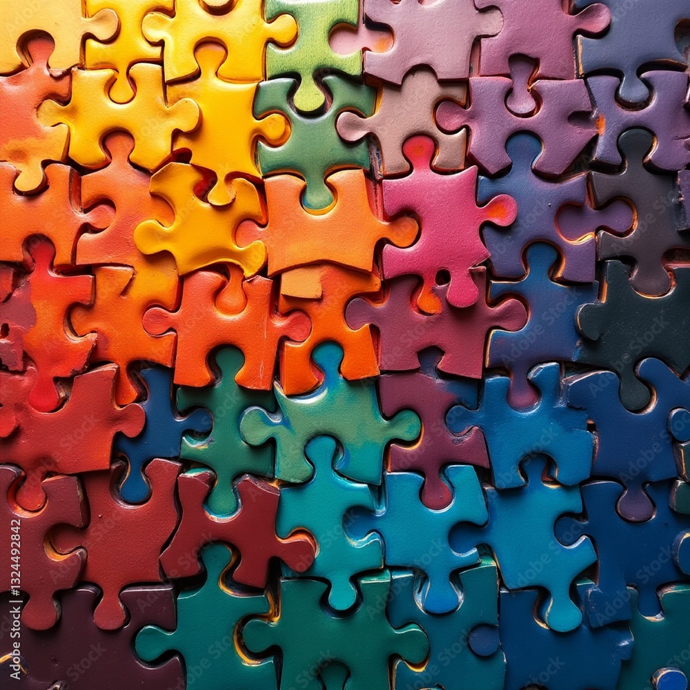 puzzle background vector illustration