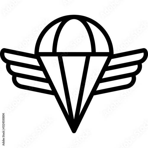 parachute badge icon