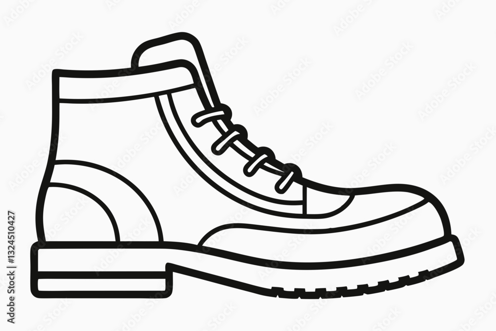 hand drawn illustration of a shoe hand drawn illustration of a shoe