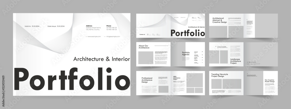Landscape Portfolio, Architecture Portfolio Brochure, Photography Portfolio Landscape Portfolio, Architecture Portfolio Brochure, Photography Portfolio