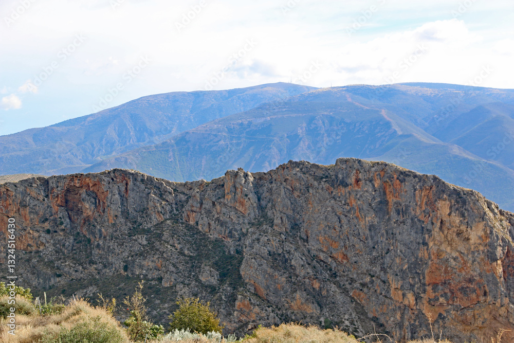 Obraz premium Mountains of the Alpujarras in Spain