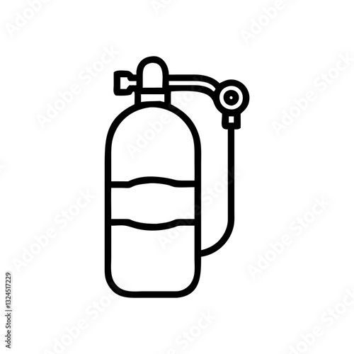 Scuba Tank icon design