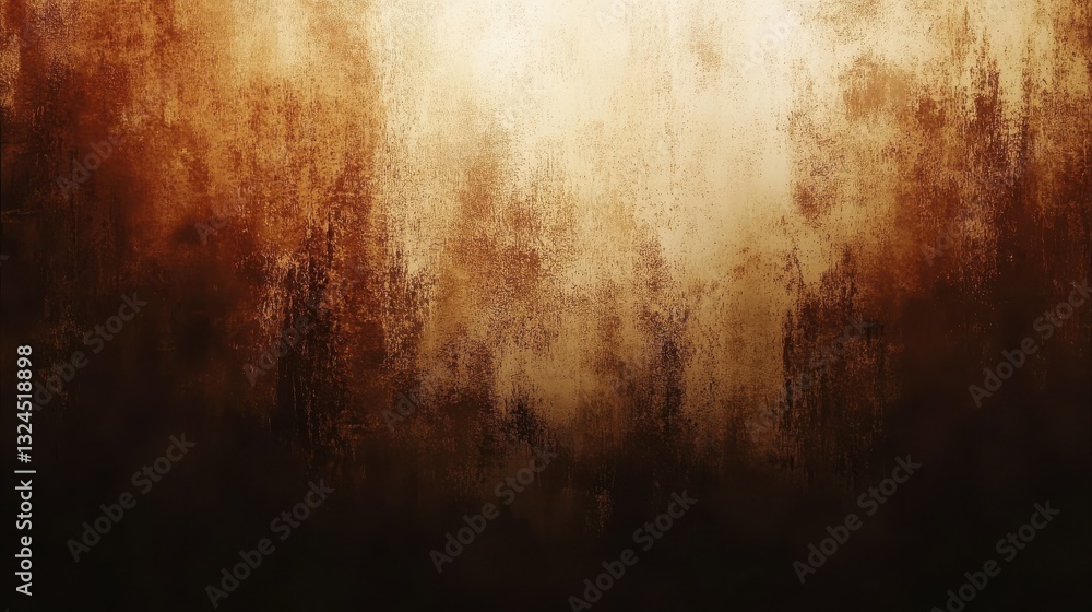 Gentle brown gradient backdrop with a textured grain and delicate lighting effects Gentle brown gradient backdrop with a textured grain and delicate lighting effects