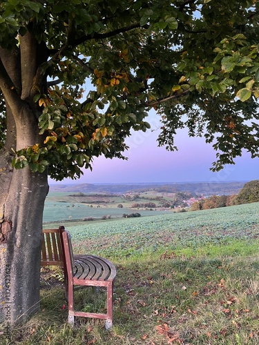 Blick von der Salzunger Botenfrau zum Thüringer Wald