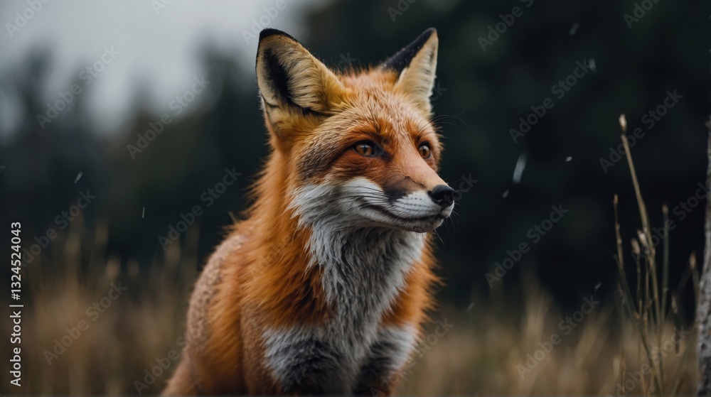 Obraz premium Swift Fox In Autumn