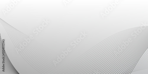 monochrome minimalist abstract background with dynamic wave pattern