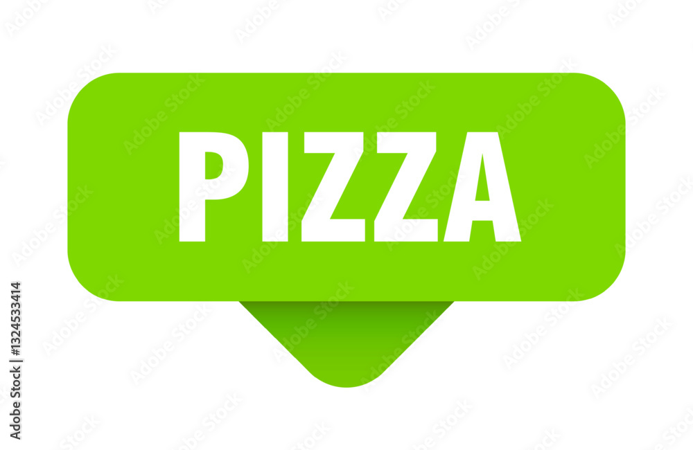pizza sticker. pizza sign on transparent background pizza sticker. pizza sign on transparent background
