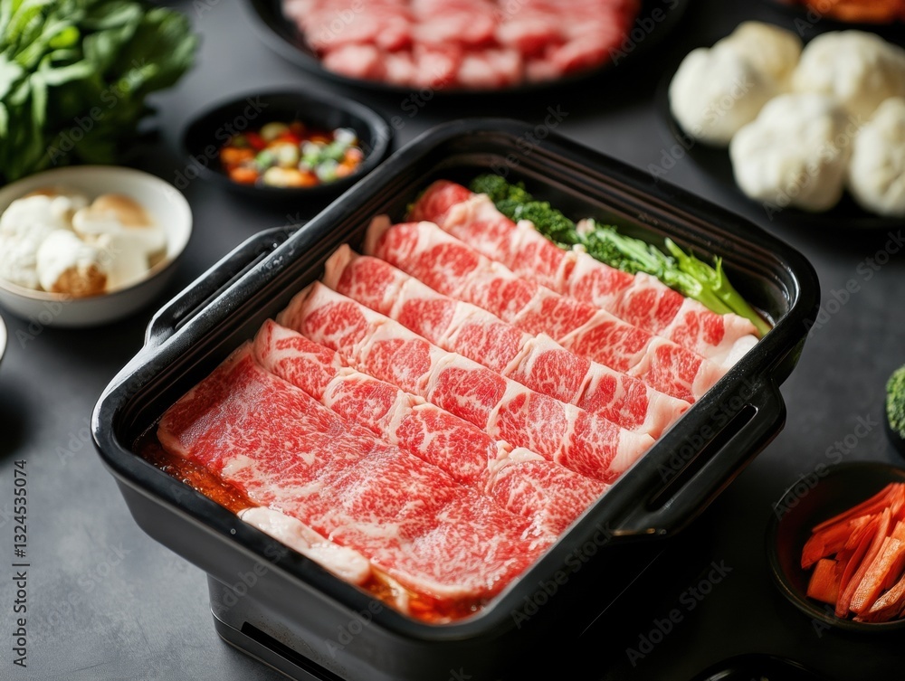 beef slice on a plate beef slice on a plate