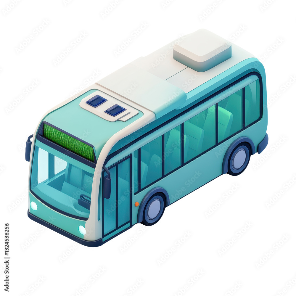 Pastel Dream: A Whimsical Bus Journey - Explore the City with this Adorable Isometric Bus Illustration for Travel, Transportation, and Urban Adventures! Pastel Dream: A Whimsical Bus Journey - Explore the City with this Adorable Isometric Bus Illustration for Travel, Transportation, and Urban Adventures!