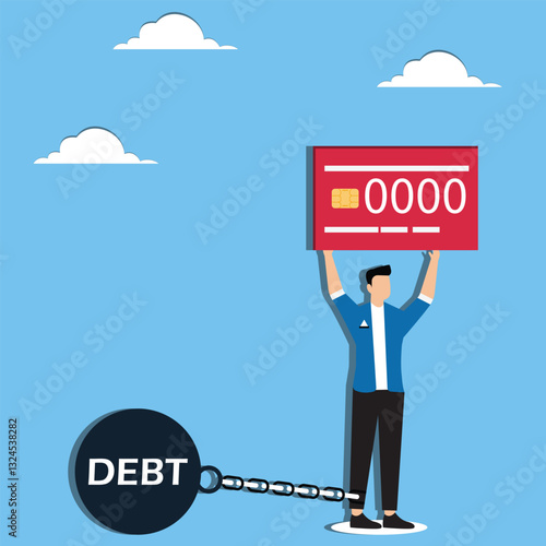 Credit card debt, financial problem