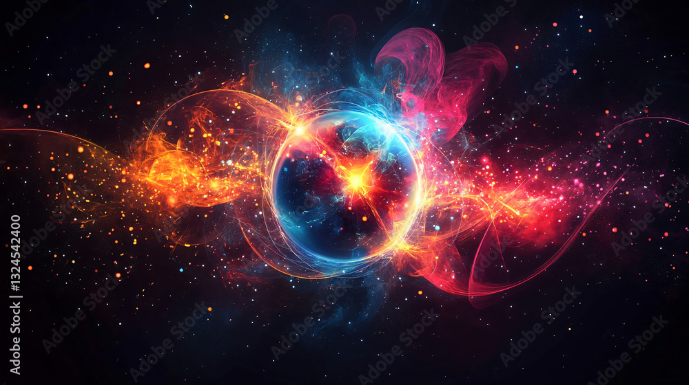 abstract space background abstract space background