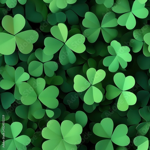 Repetitive background seamless pattern for St. Patrick’s Day.