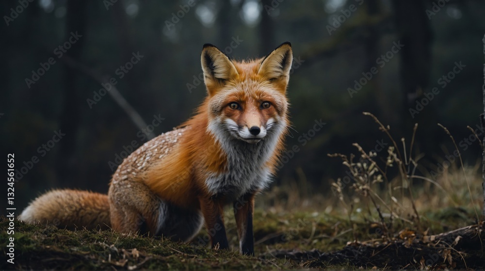 Wild Fox In the Meadow Wild Fox In the Meadow