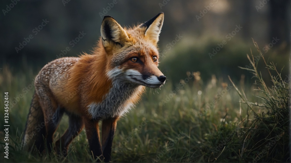 Wild Fox In the Rain Wild Fox In the Rain