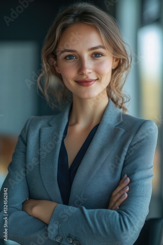 Businesswoman Posing for Photo Free Download Businesswoman Posing for Photo - GFXLoad