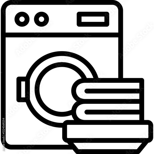 laundry machine icon