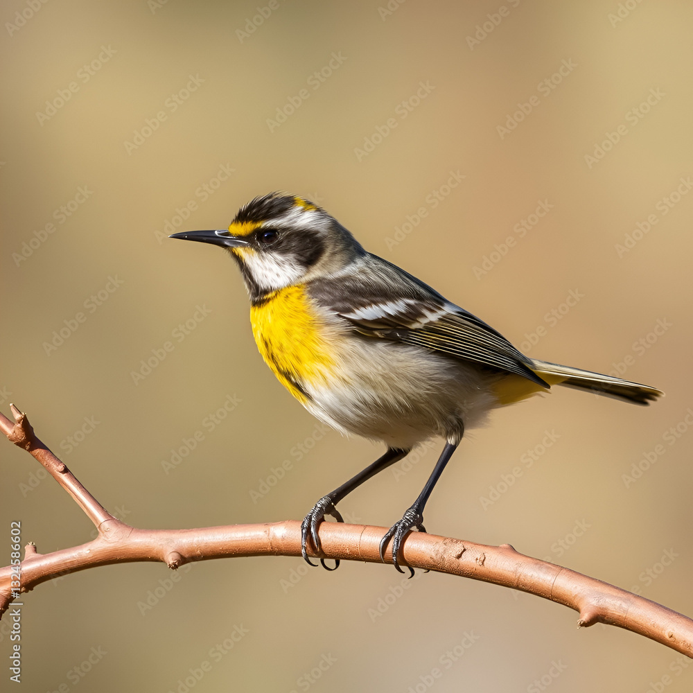 Obraz premium slow motion clip of a spiny-cheeked honeyeater at gluepot reserve in south australia- conformed from 120p